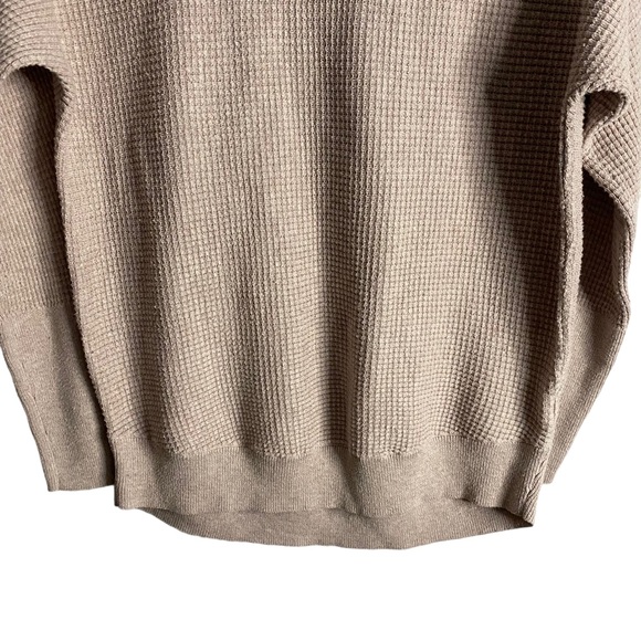 Cynthia Rowley Active Women's Dusty Pink Waffle Knit Top - Picture 3 of 6